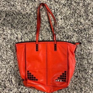 MILLY bag, red and black